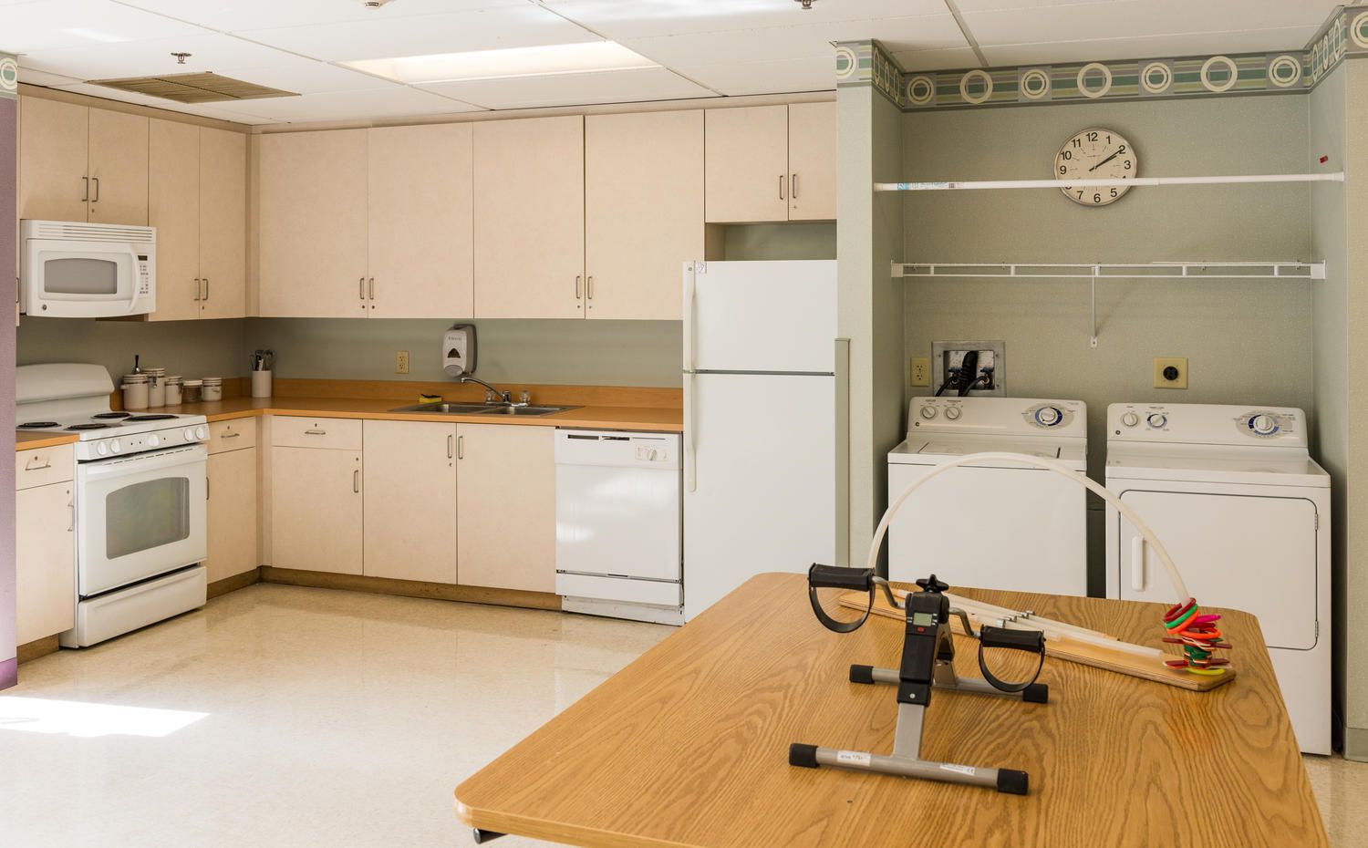 Therapy kitchen for daily-living skills